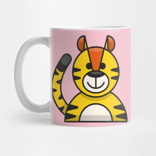 Jaguar Head Cartoon Illustration Mug